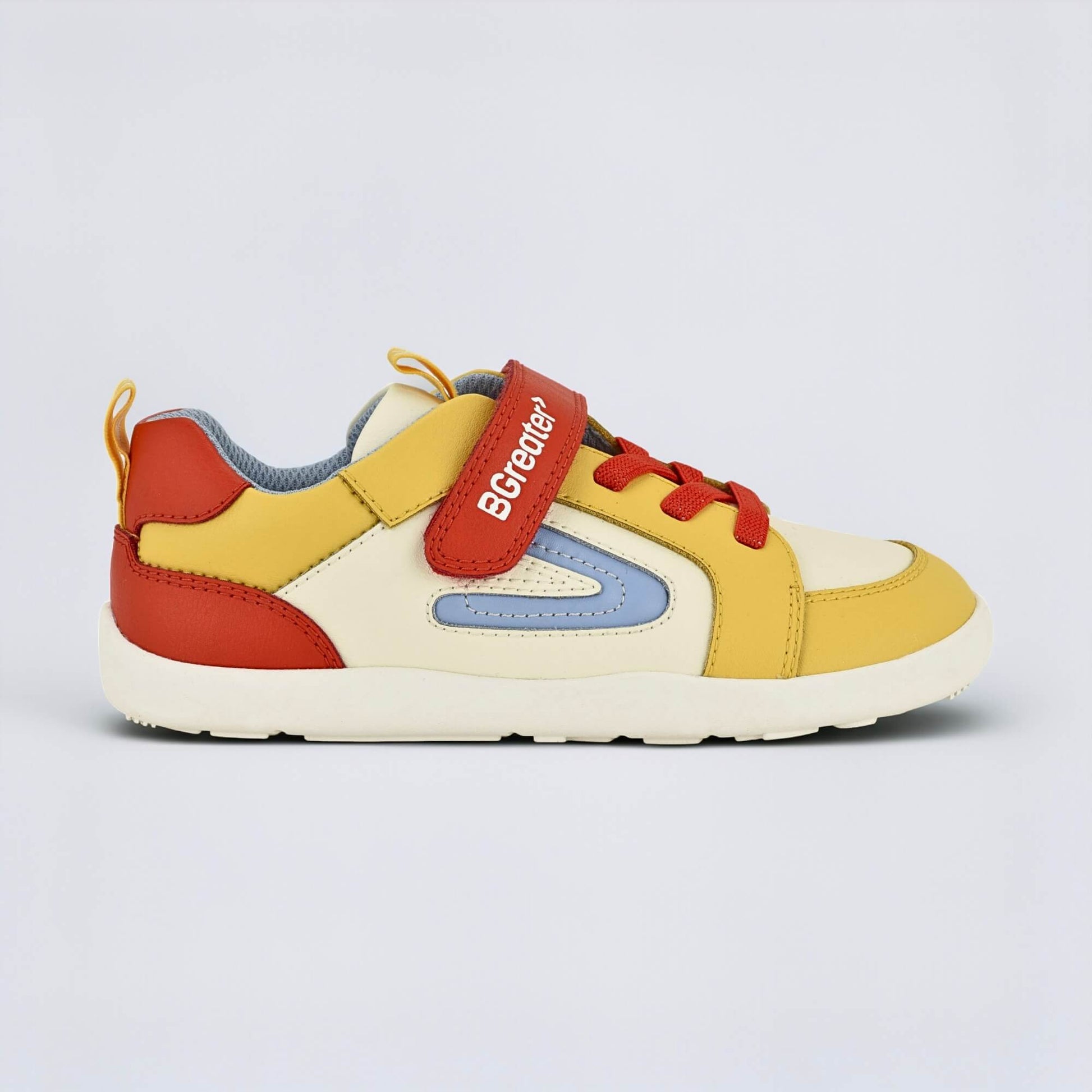 Kids Yellow Red Barefoot Trainer - outside