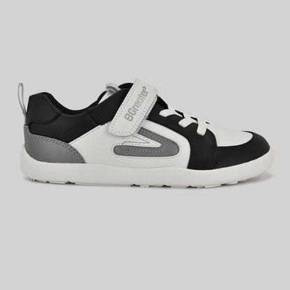 Kids Black White Barefoot Trainer - Outside