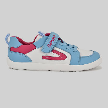 Kids Blue White Barefoot Trainer - Outside