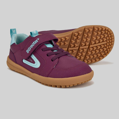 Kids Berry Winter Barefoot Trainer - Pair with sole showing