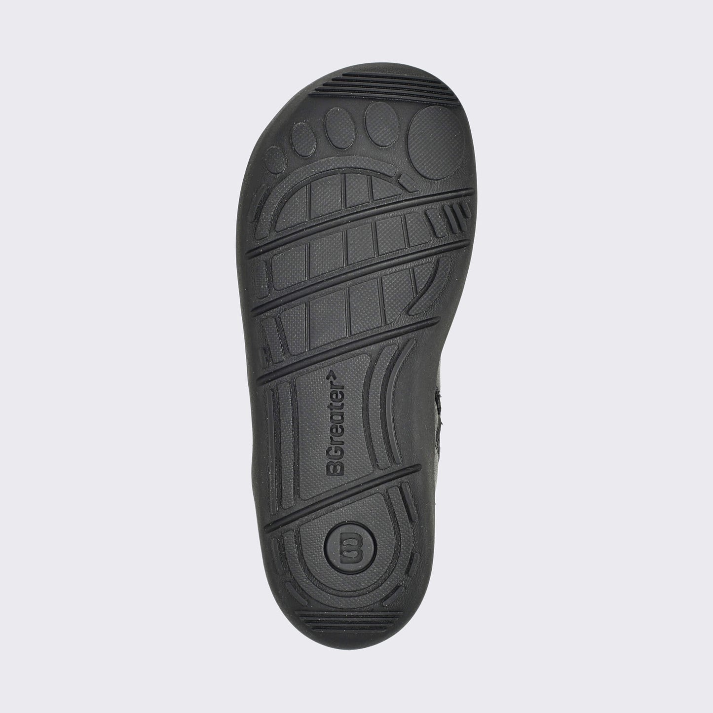 Girls Black Laced Boot - sole
