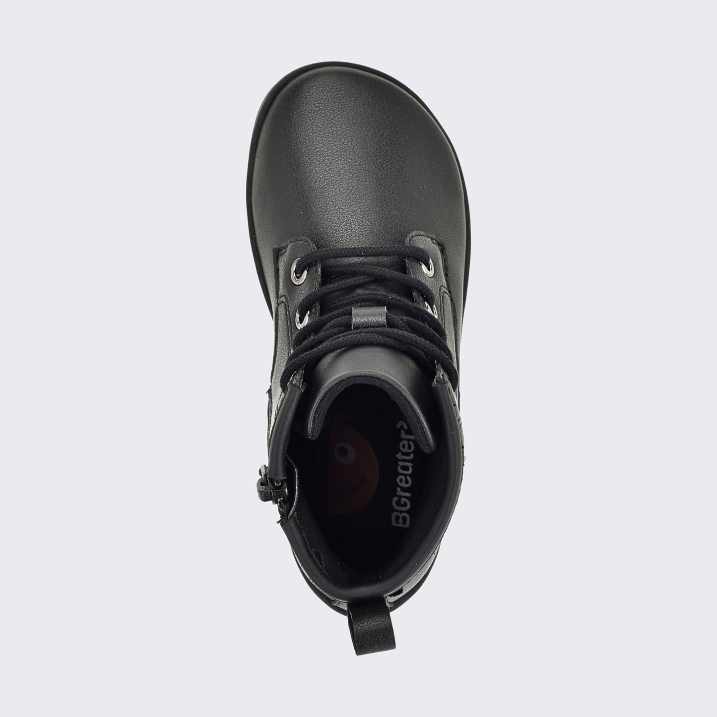 Girls Black Laced Boot - top