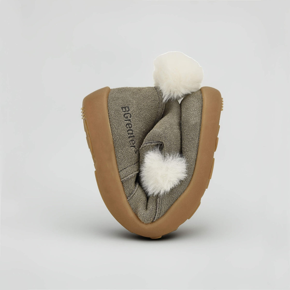 Parks Brown Suede Boot - flexed