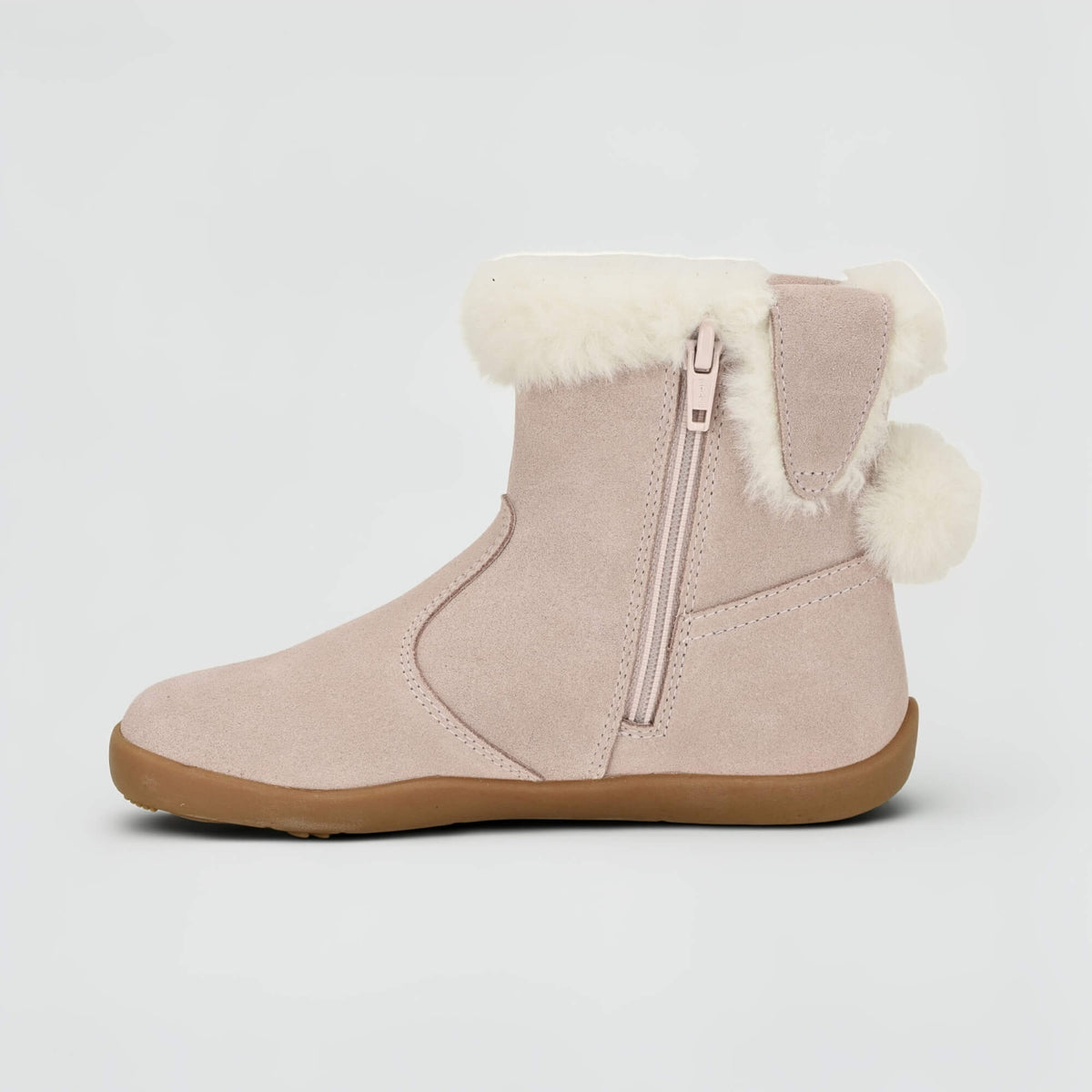 Parks Pink Suede Boot - inside
