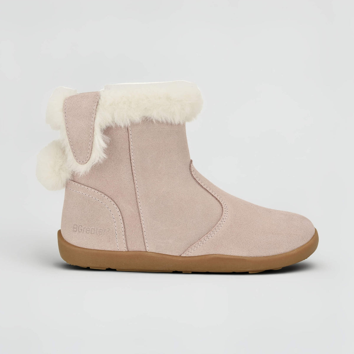 Parks Pink Suede Boot - outside