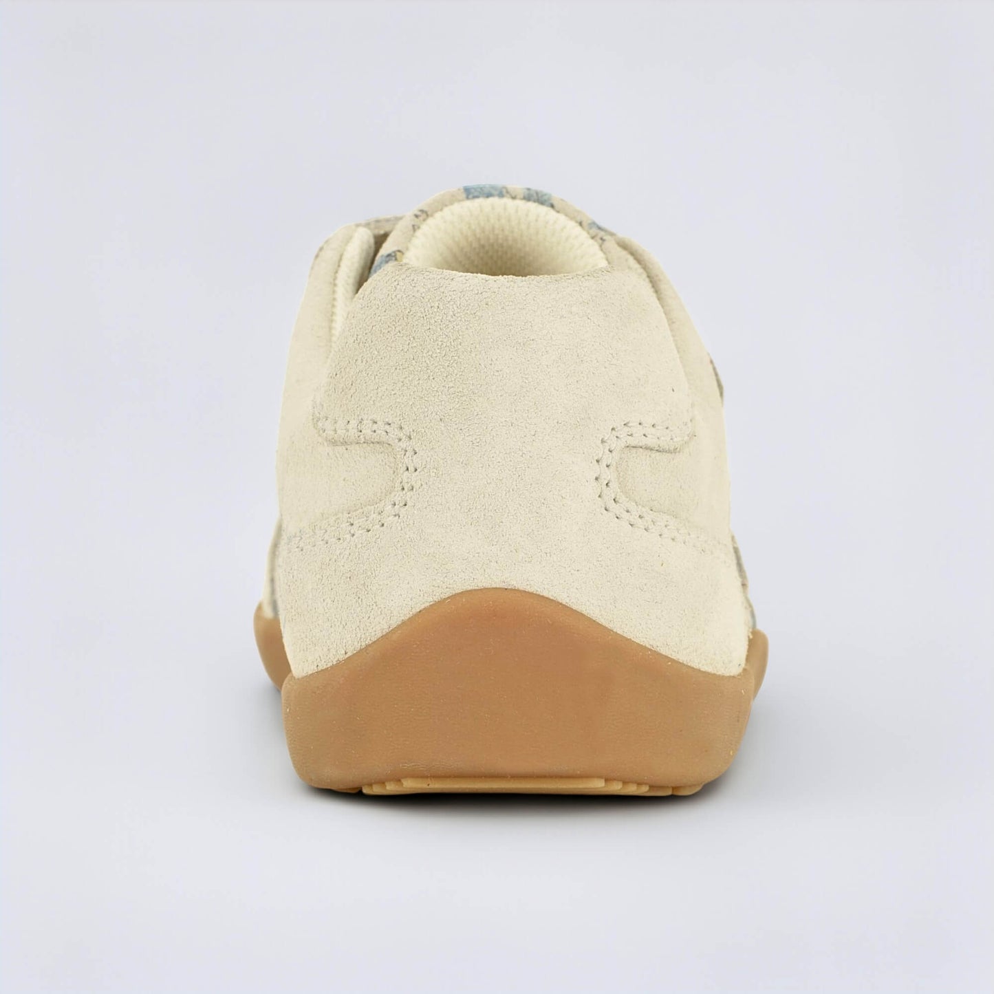 Kids Suede Velcro Trainer Bug - back