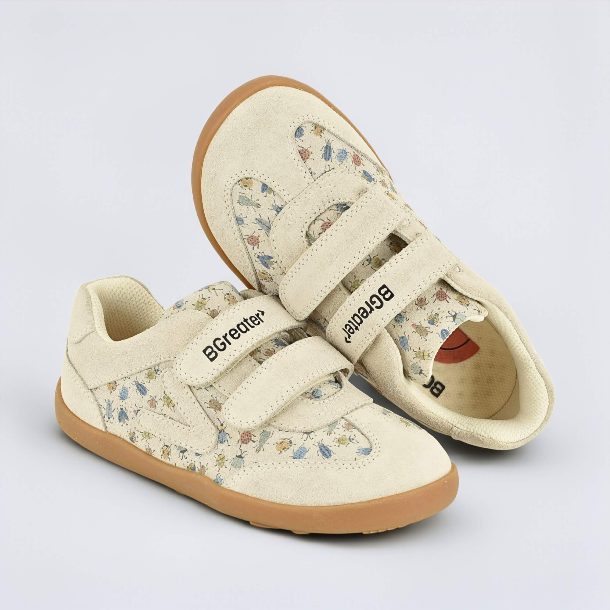 Kids Suede Velcro Trainer Bug - benefits