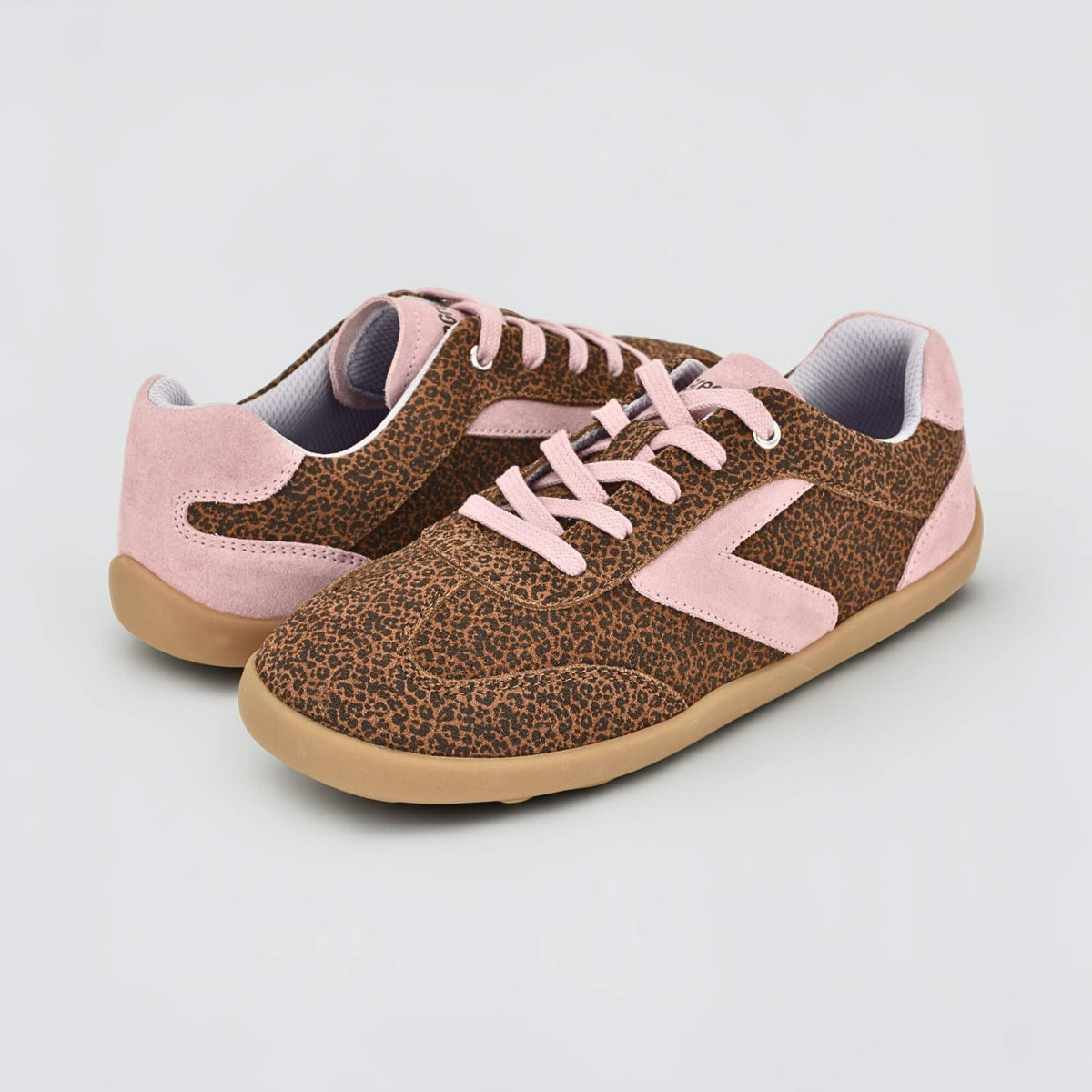 Polo 2 Leopard Pink Trainer - pair facing