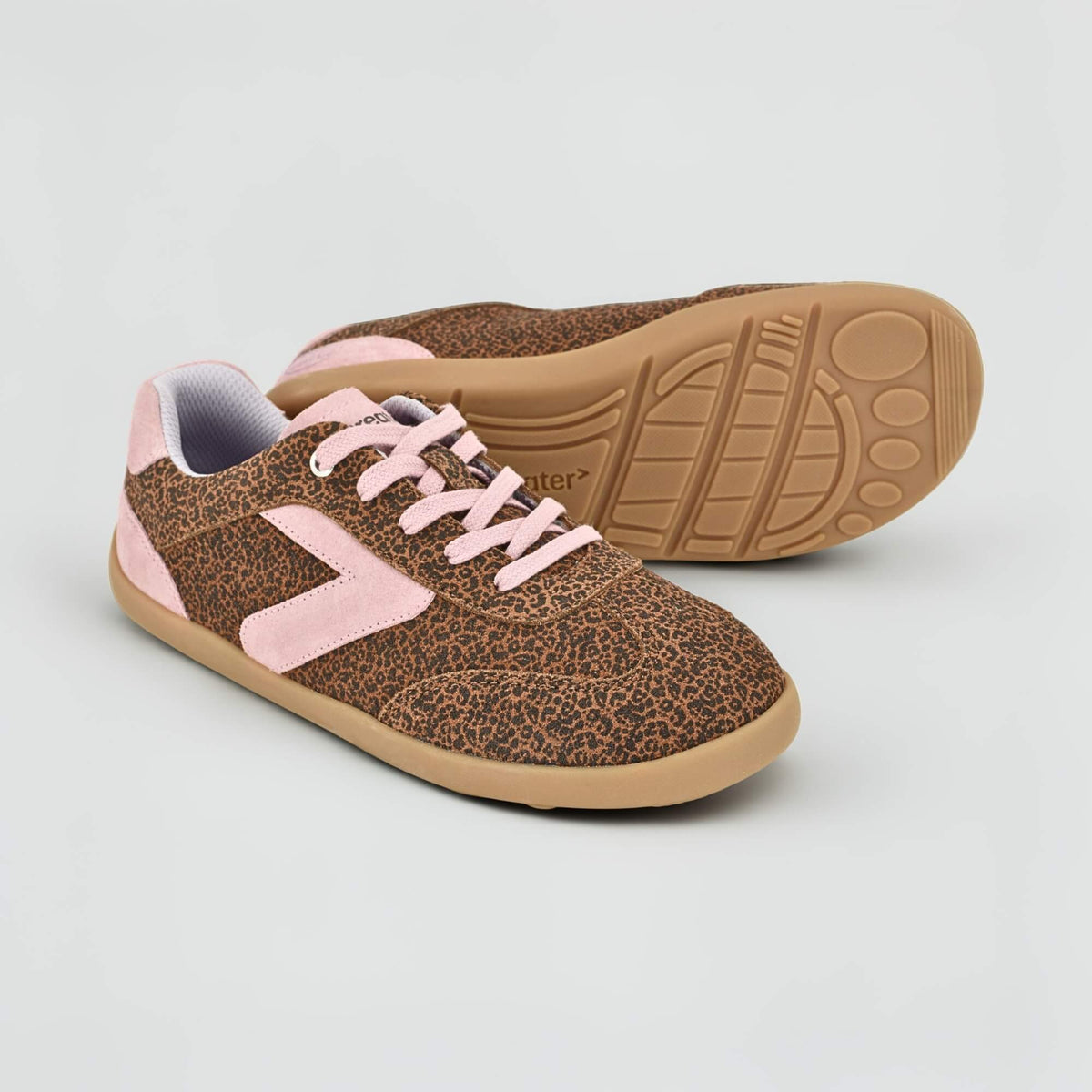 Polo 2 Leopard Pink Trainer - pair with sole