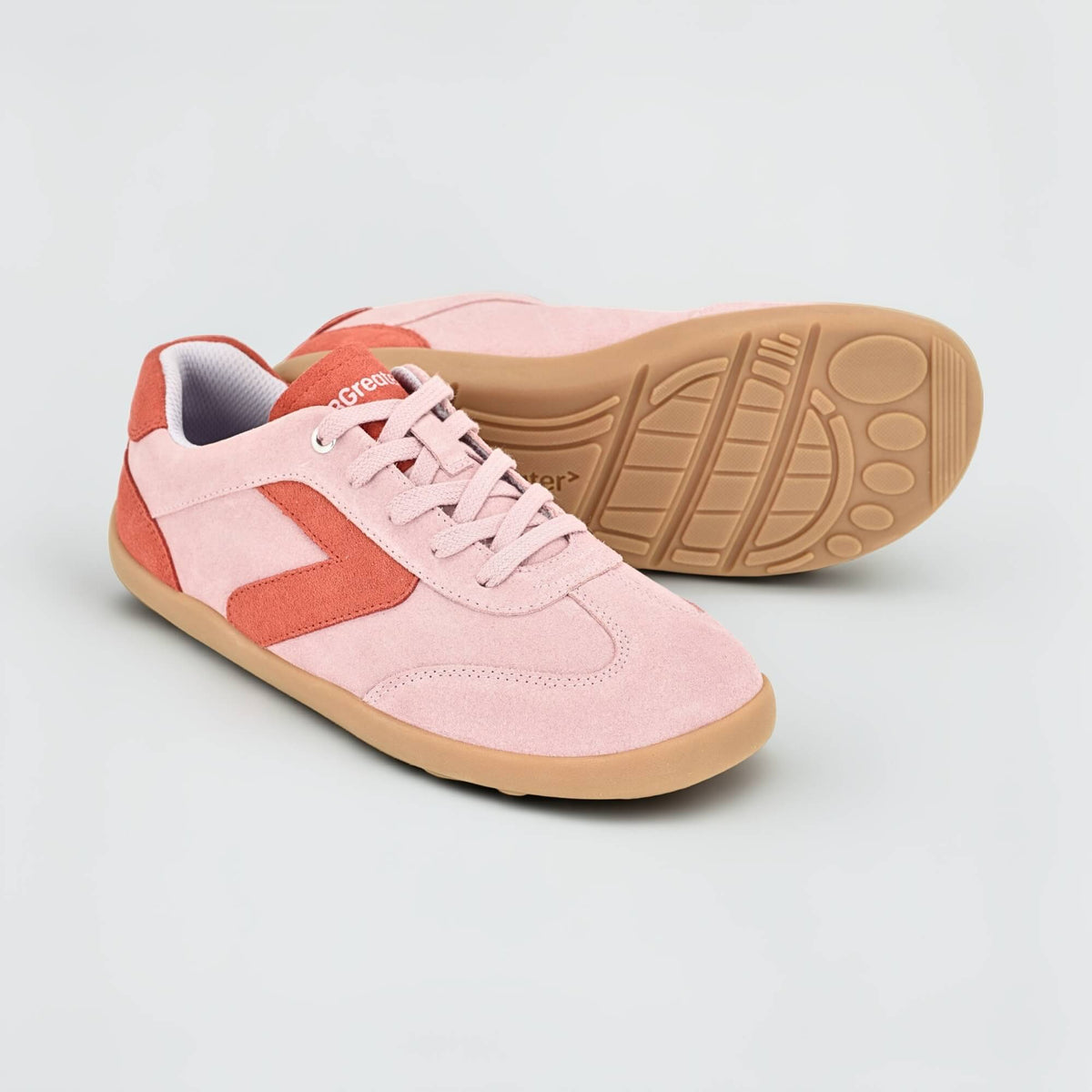 Polo 2 Red Pink Trainer - pair with sole
