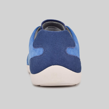 Kids Suede Trainer Blue - Back