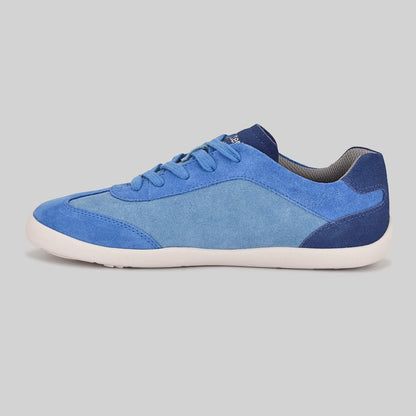 Kids Suede Trainer Blue - Inside