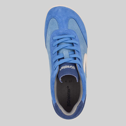 Kids Suede Trainer Blue - Top