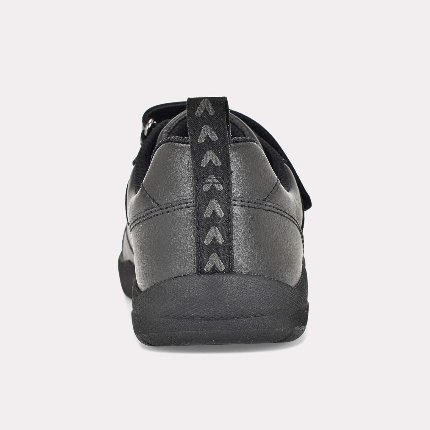 Boys Black Barefoot School Shoe - back