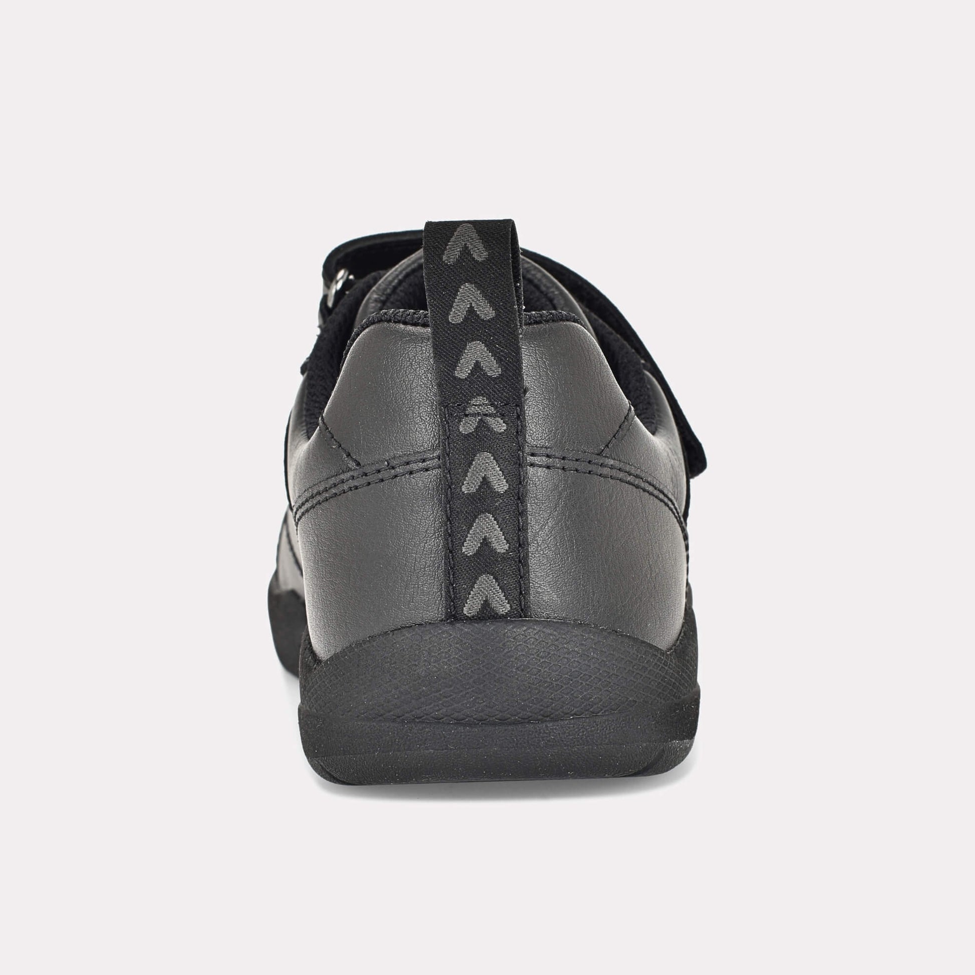 Boys Black Barefoot School Shoe - back