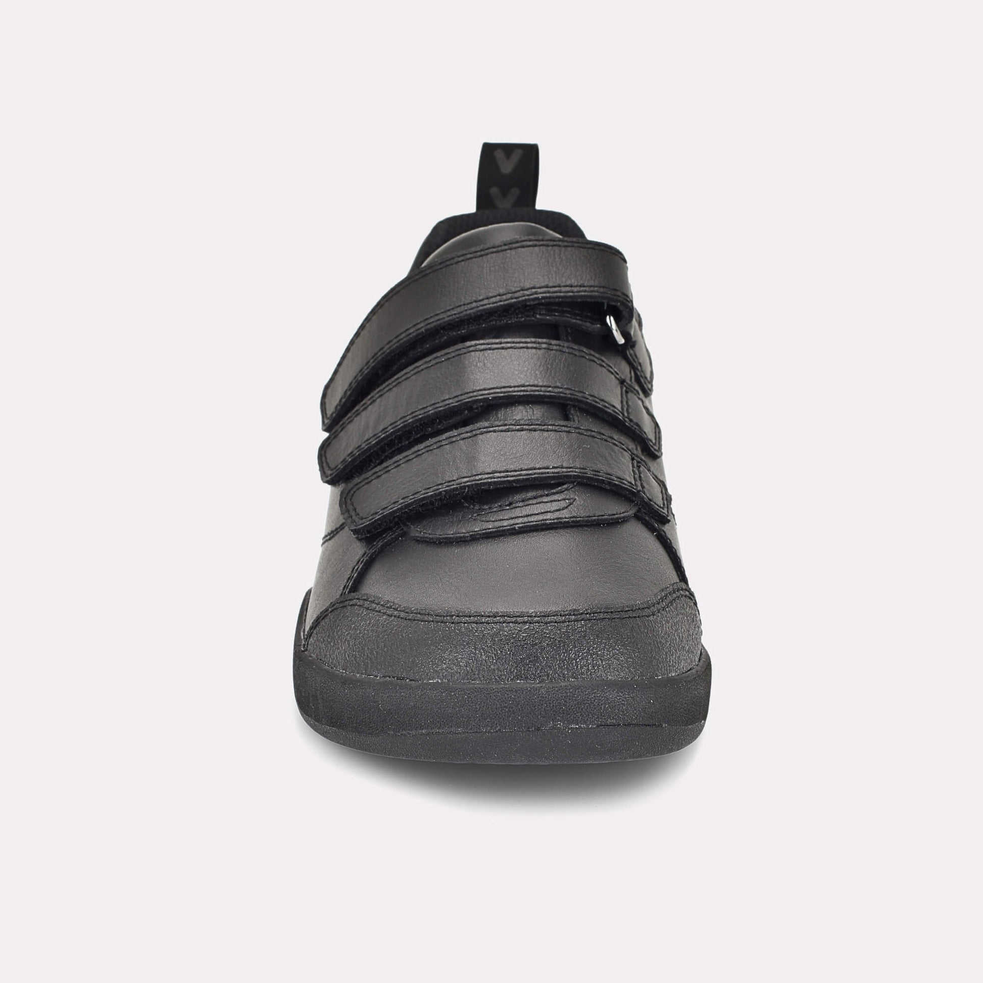 Boys Black Barefoot School Shoe - front