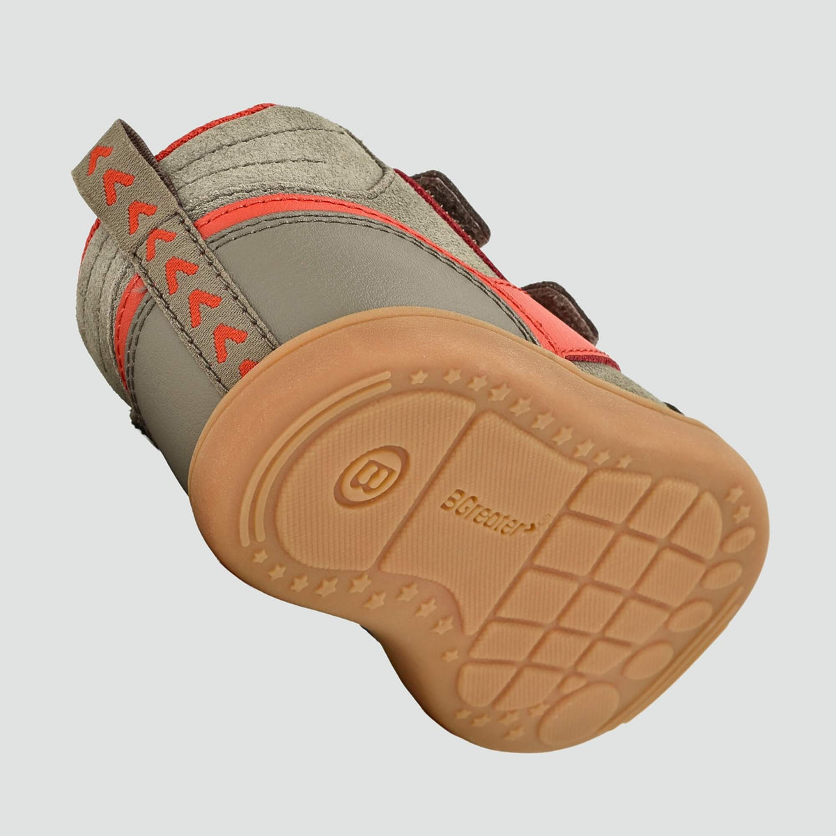 Sterry Brown Suede Toddler Trainer - floating