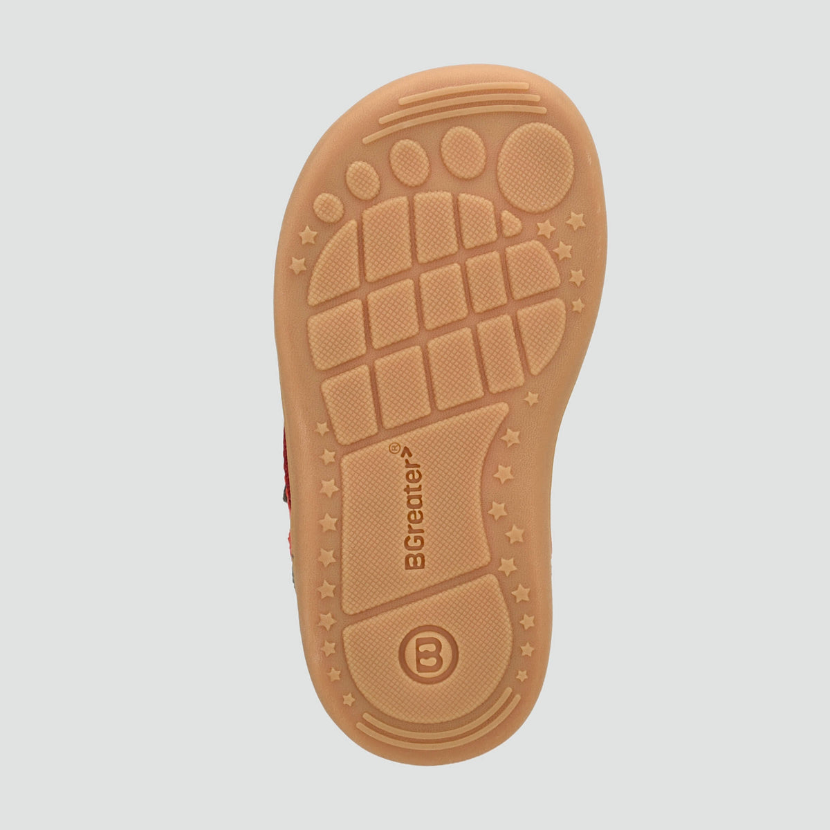 Sterry Brown Suede Toddler Trainer - sole
