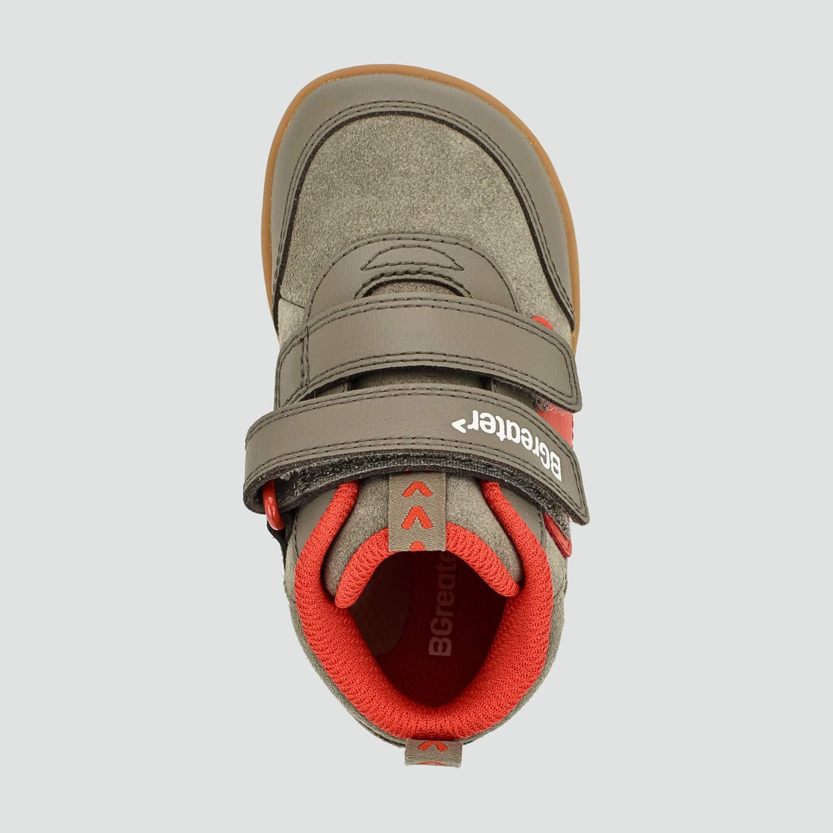 Sterry Brown Suede Toddler Trainer - top