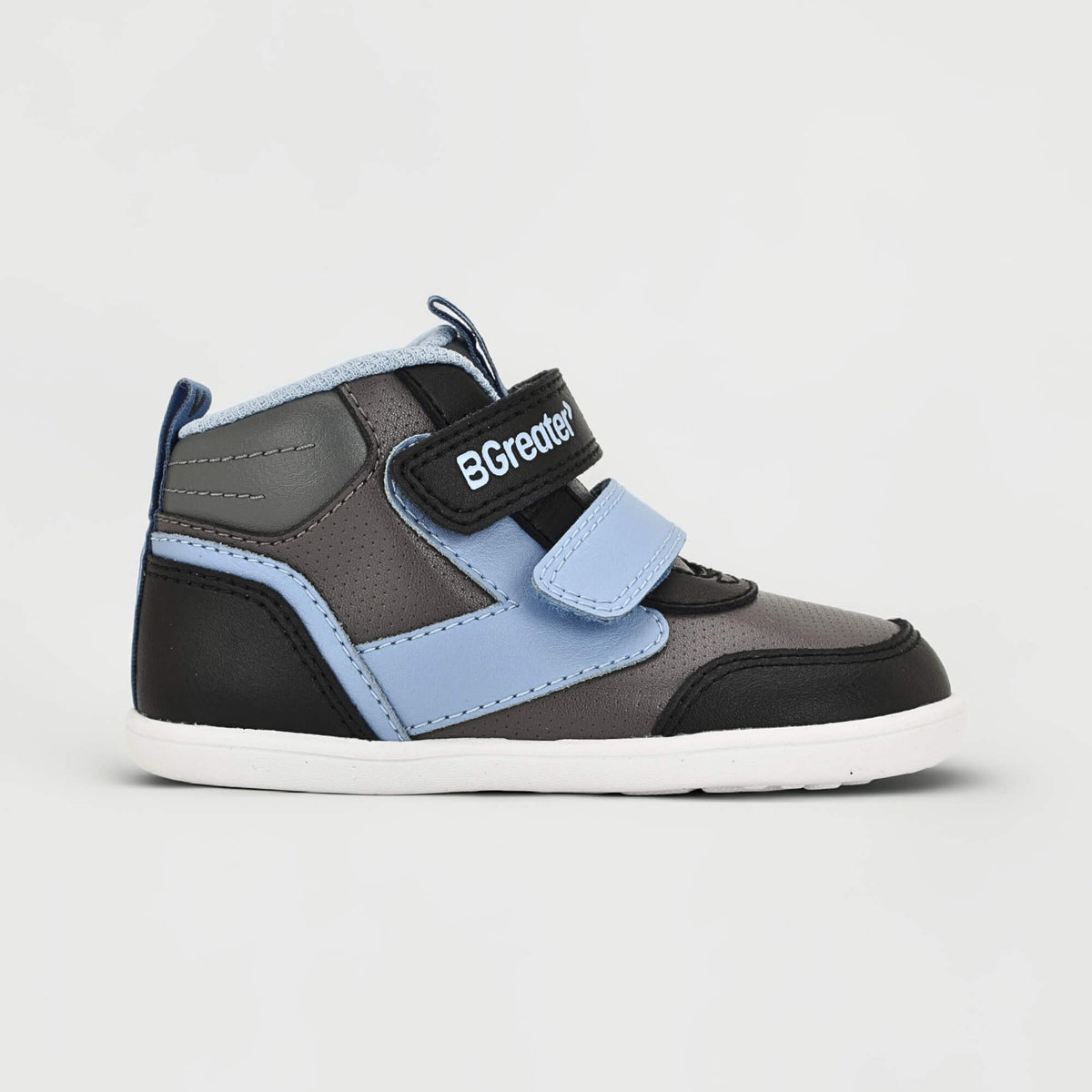Sterry Grey Toddler Trainer - outside
