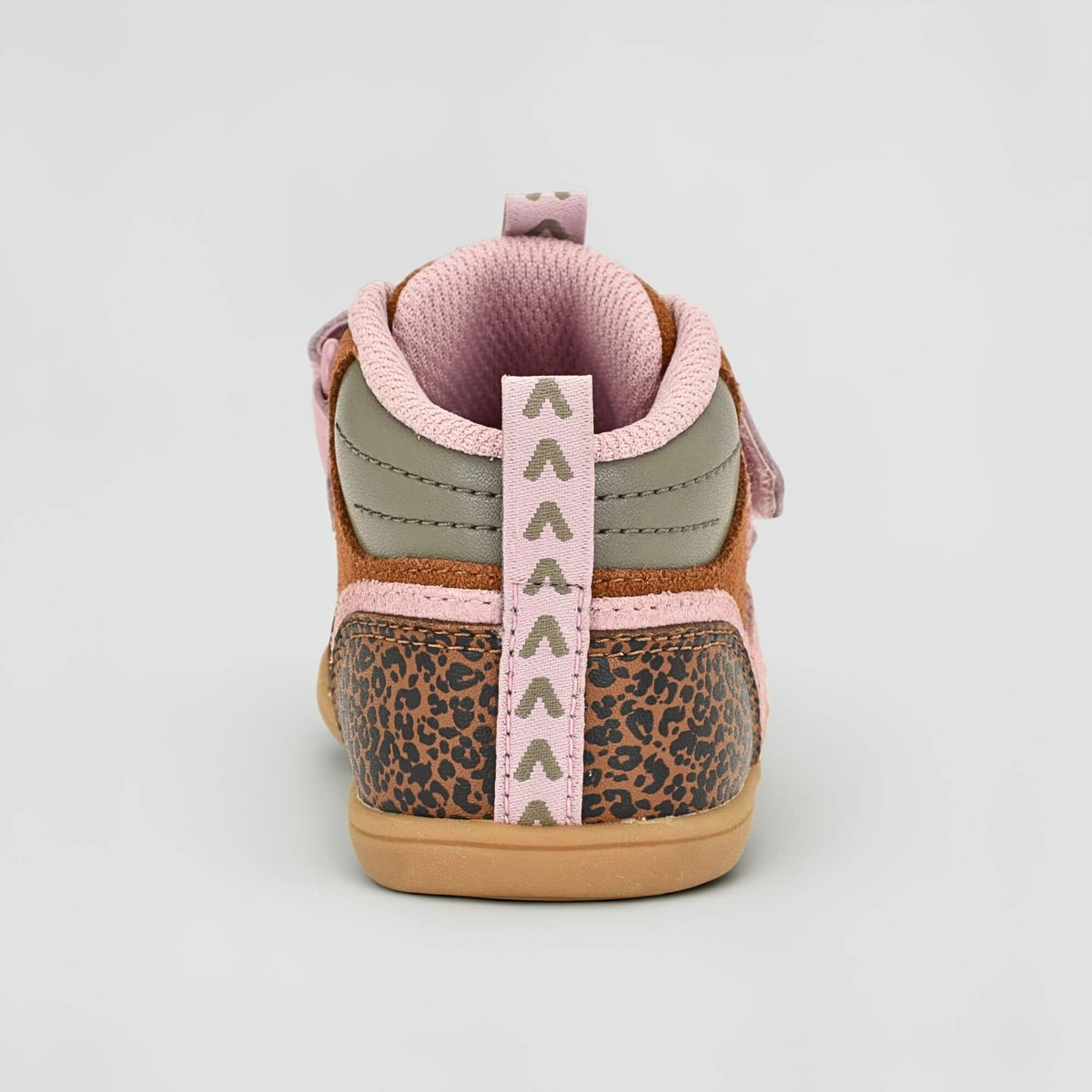 Sterry Leopard Suede Toddler Trainer - back