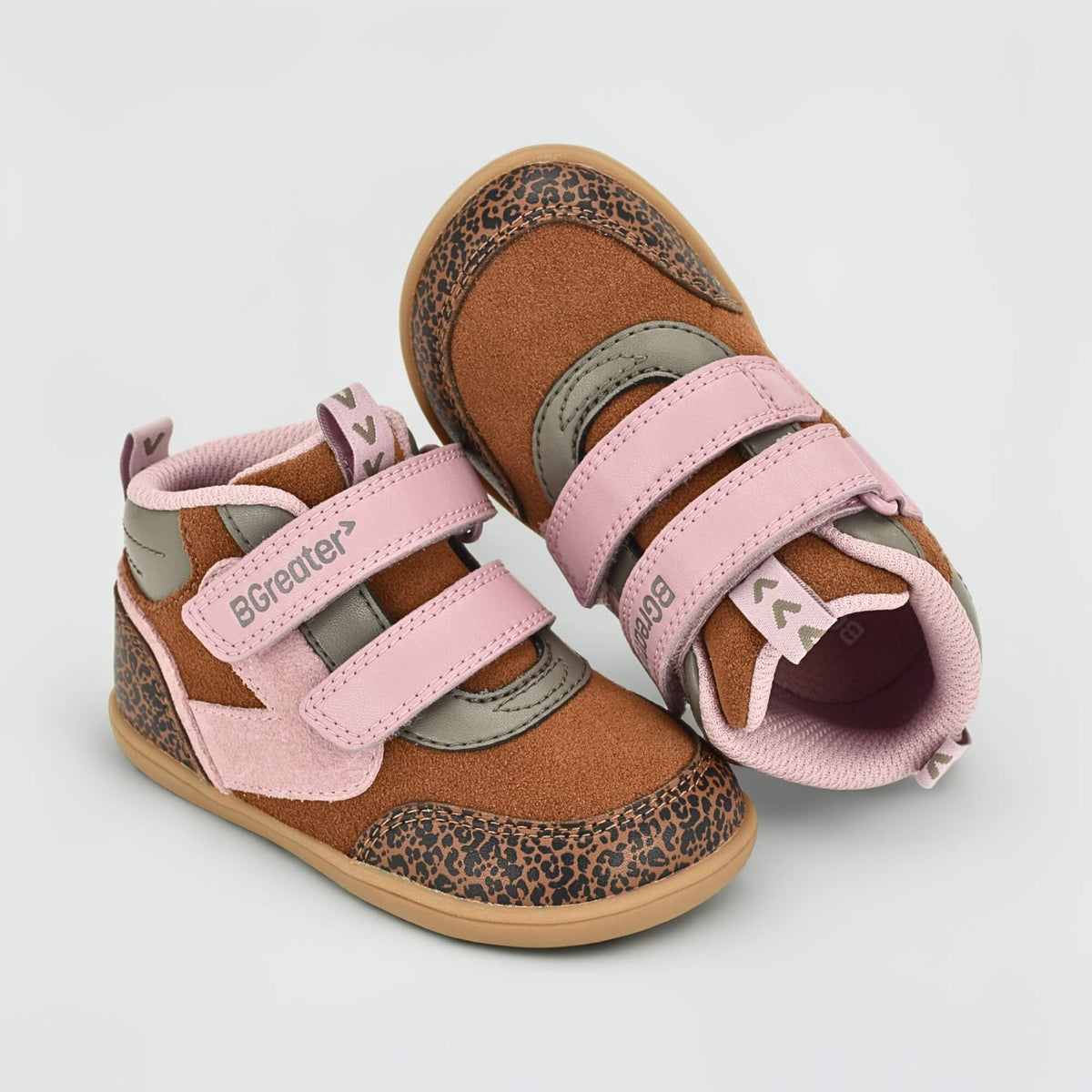 Sterry Leopard Suede Toddler Trainer - benefits