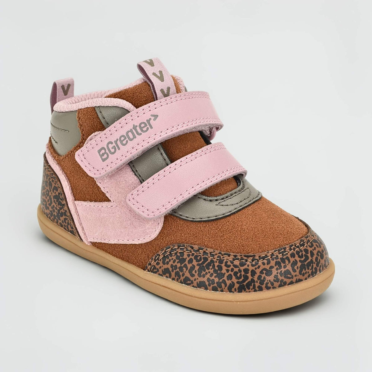Sterry Leopard Suede Toddler Trainer - main feature photo