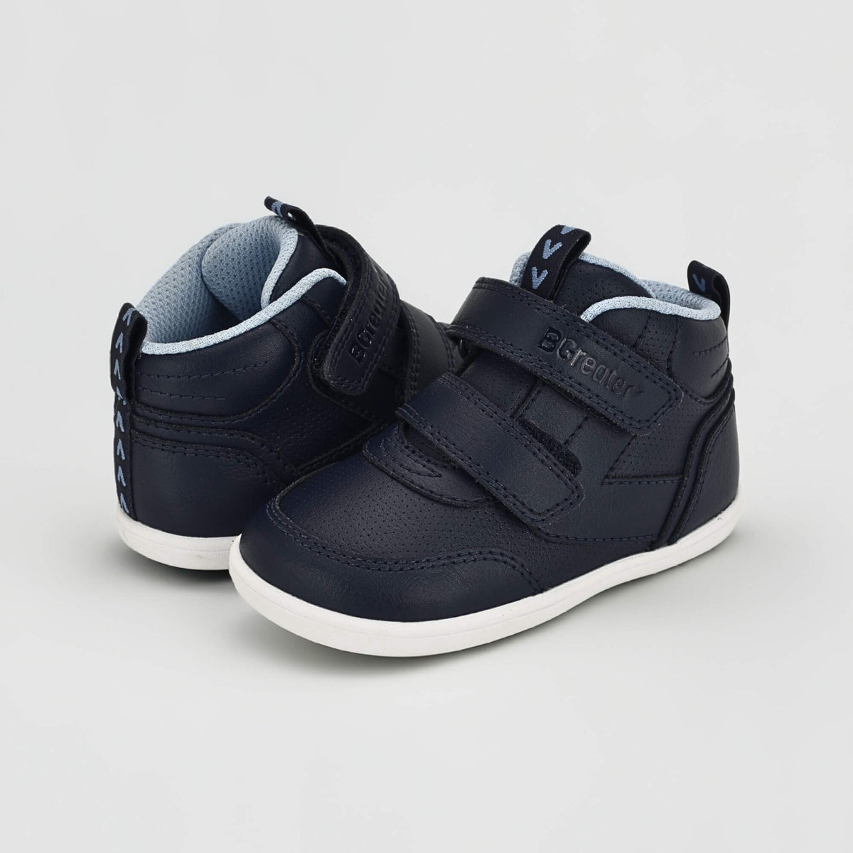 Sterry Navy Toddler Trainer - pair facing