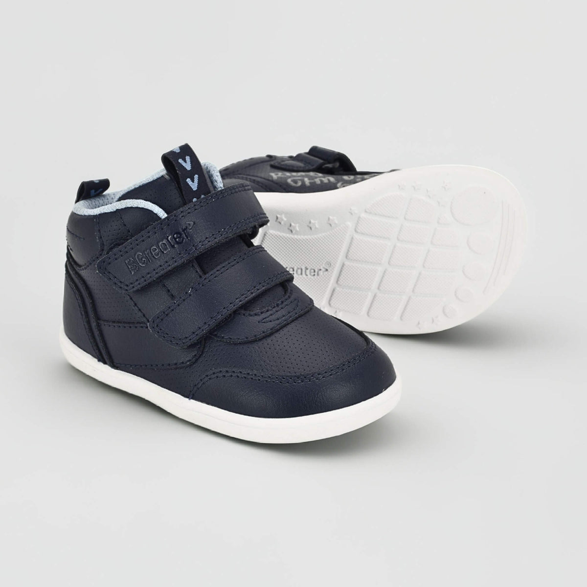 Sterry Navy Toddler Trainer - pair with sole