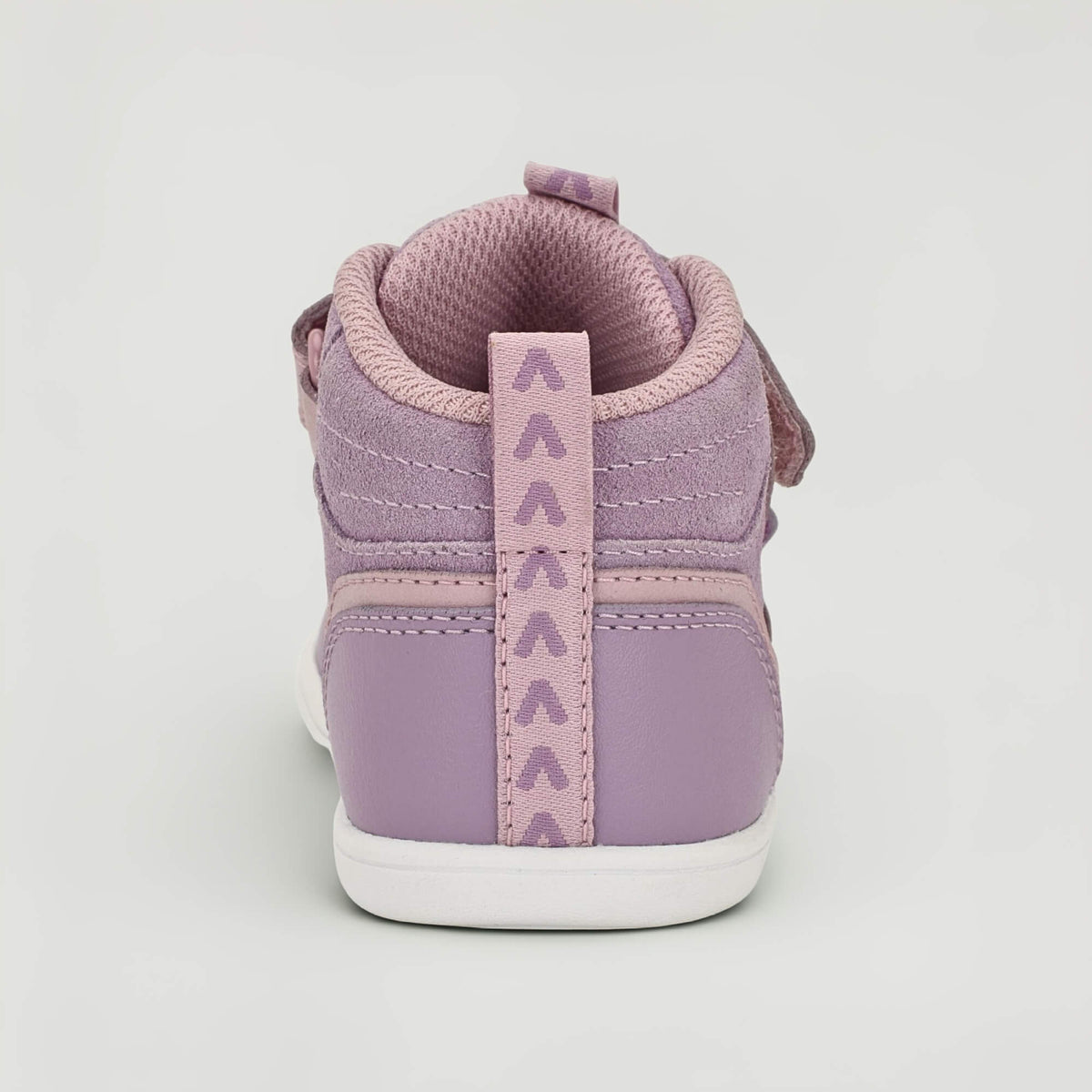 Sterry Purple Suede Toddler Trainer - back