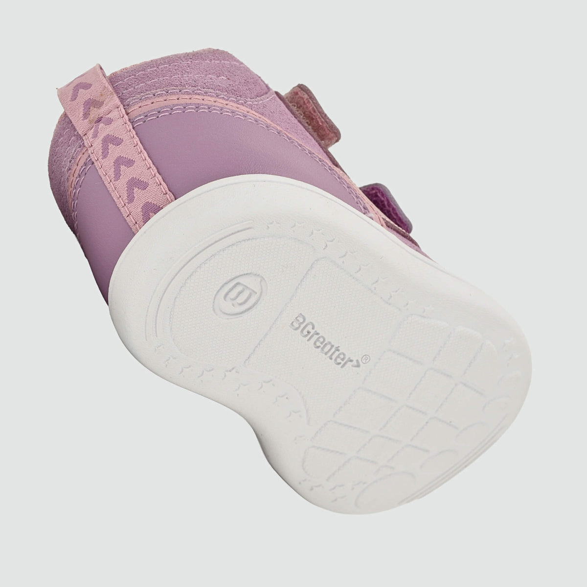 Sterry Purple Suede Toddler Trainer - floating