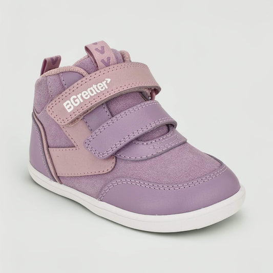 Sterry Purple Suede Toddler Trainer - main feature photo