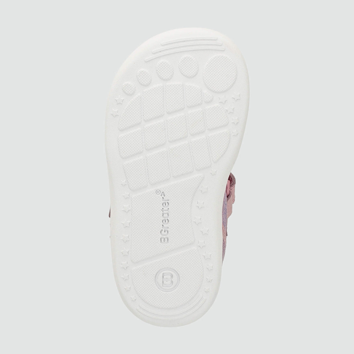 Sterry Purple Suede Toddler Trainer - sole