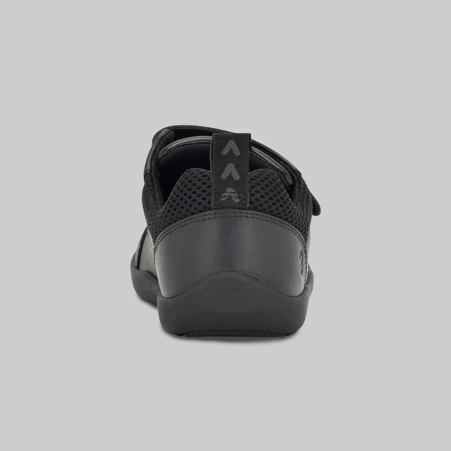 Boys Black Barefoot School Shoe - back