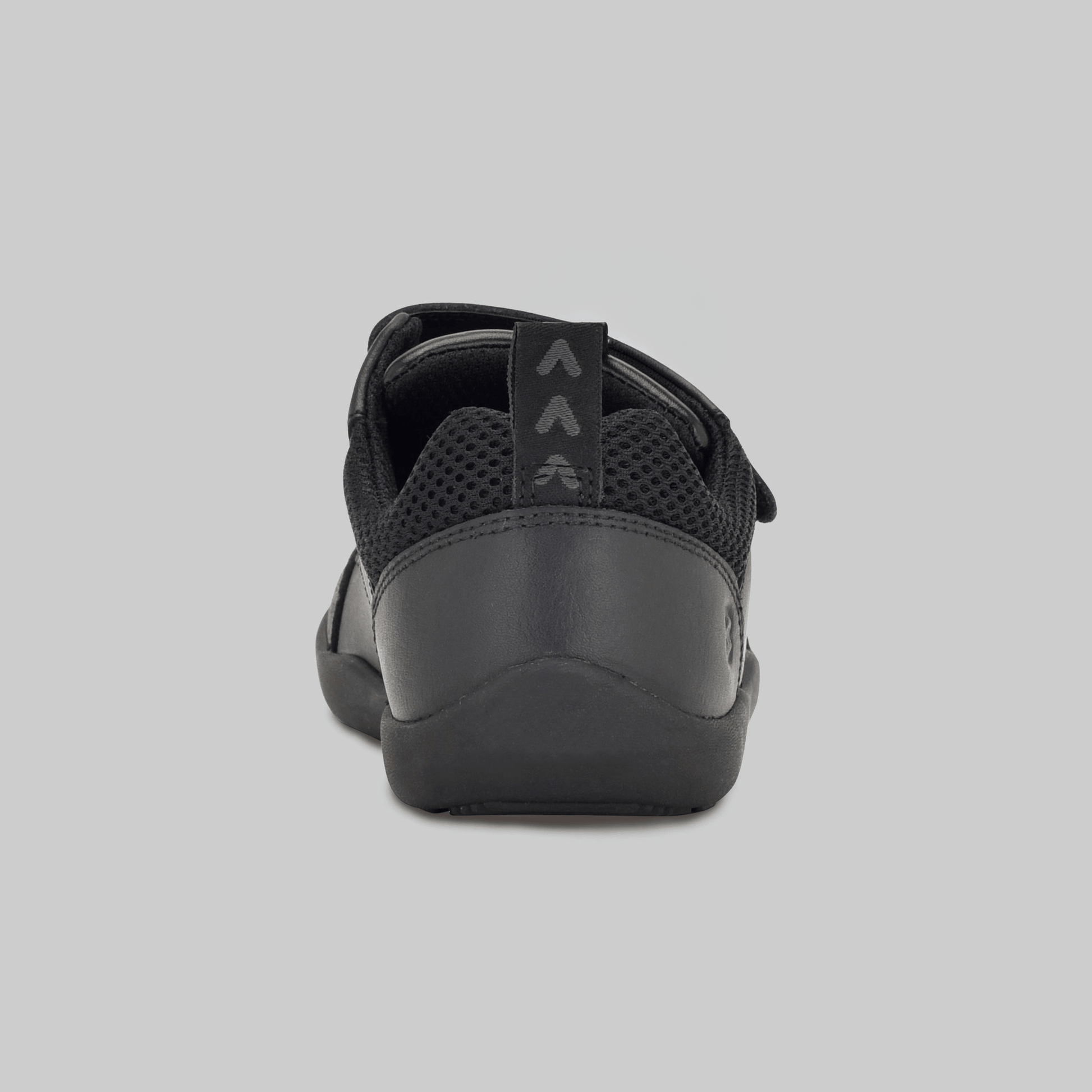 Boys Black Barefoot School Shoe - back