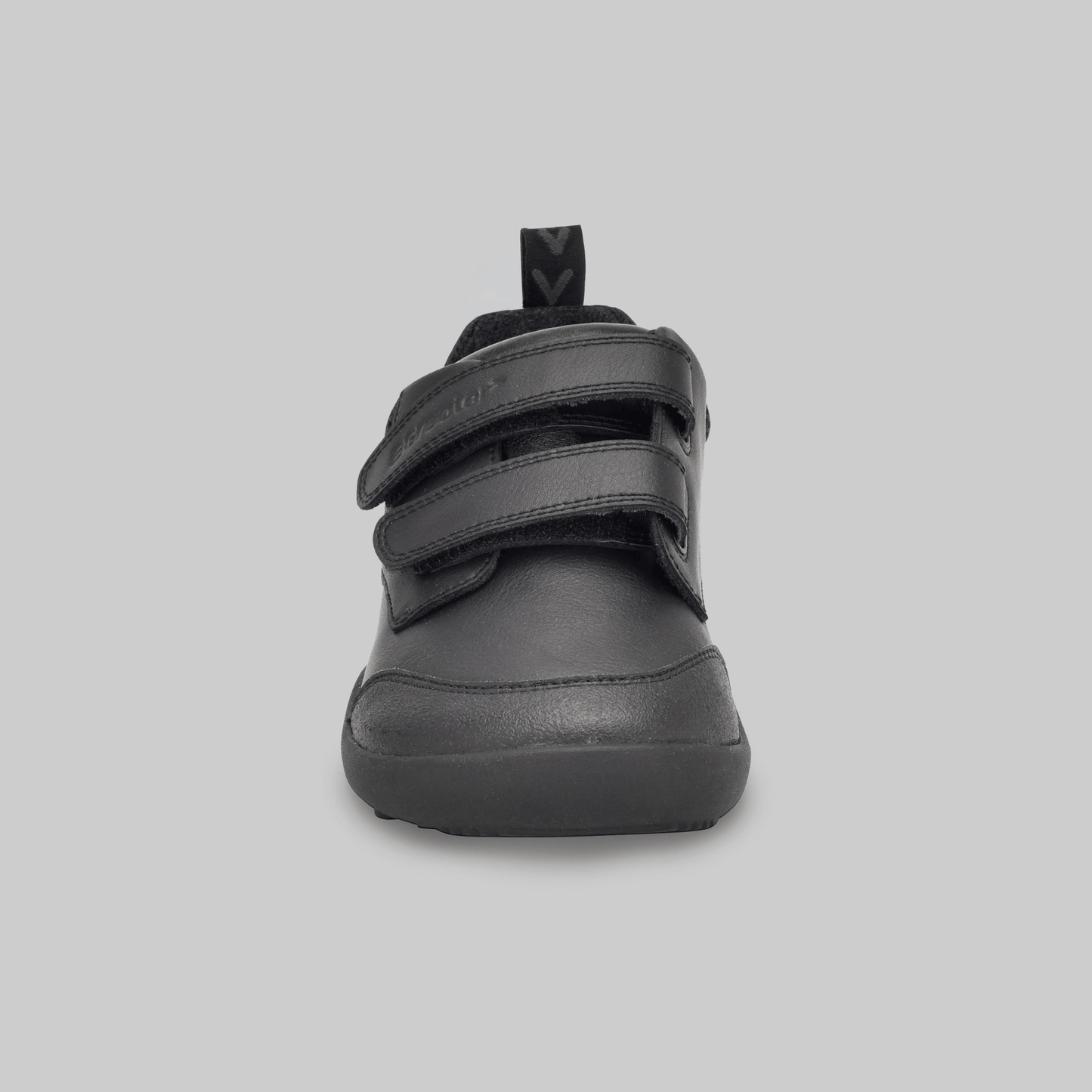Boys Black Barefoot School Shoe - front