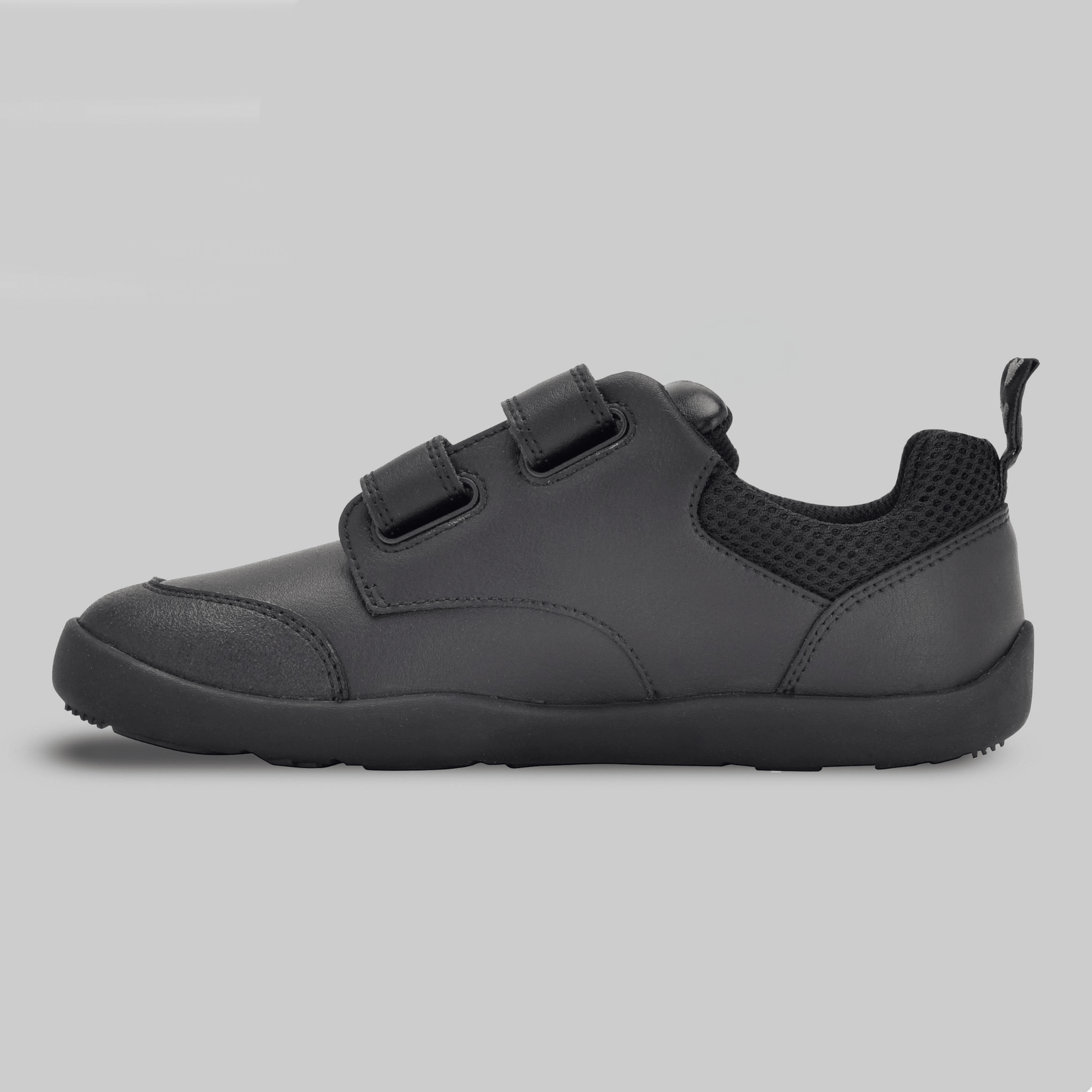 Boys Black Barefoot School Shoe - inside