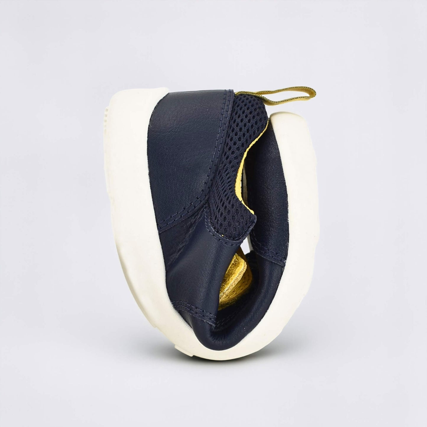 Navy Barefoot Shoe - flexed