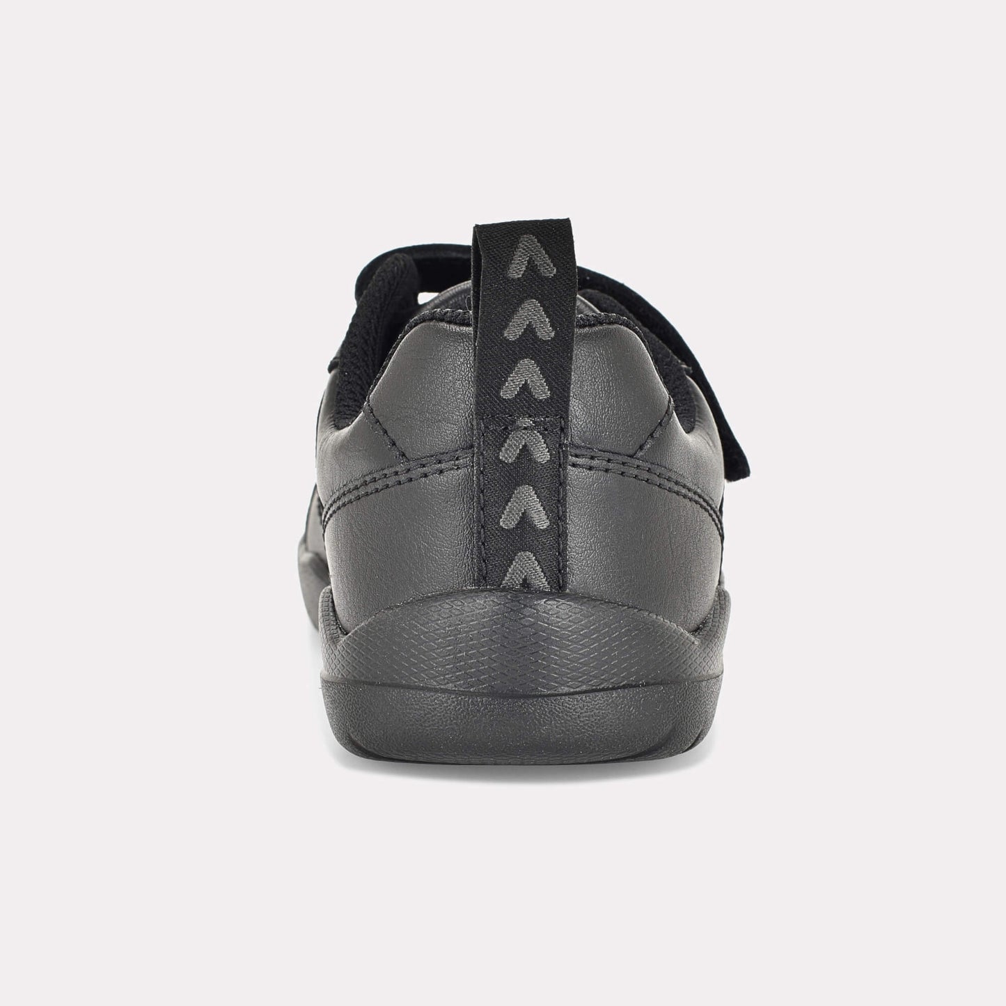 Boys Black Barefoot School Shoe - back