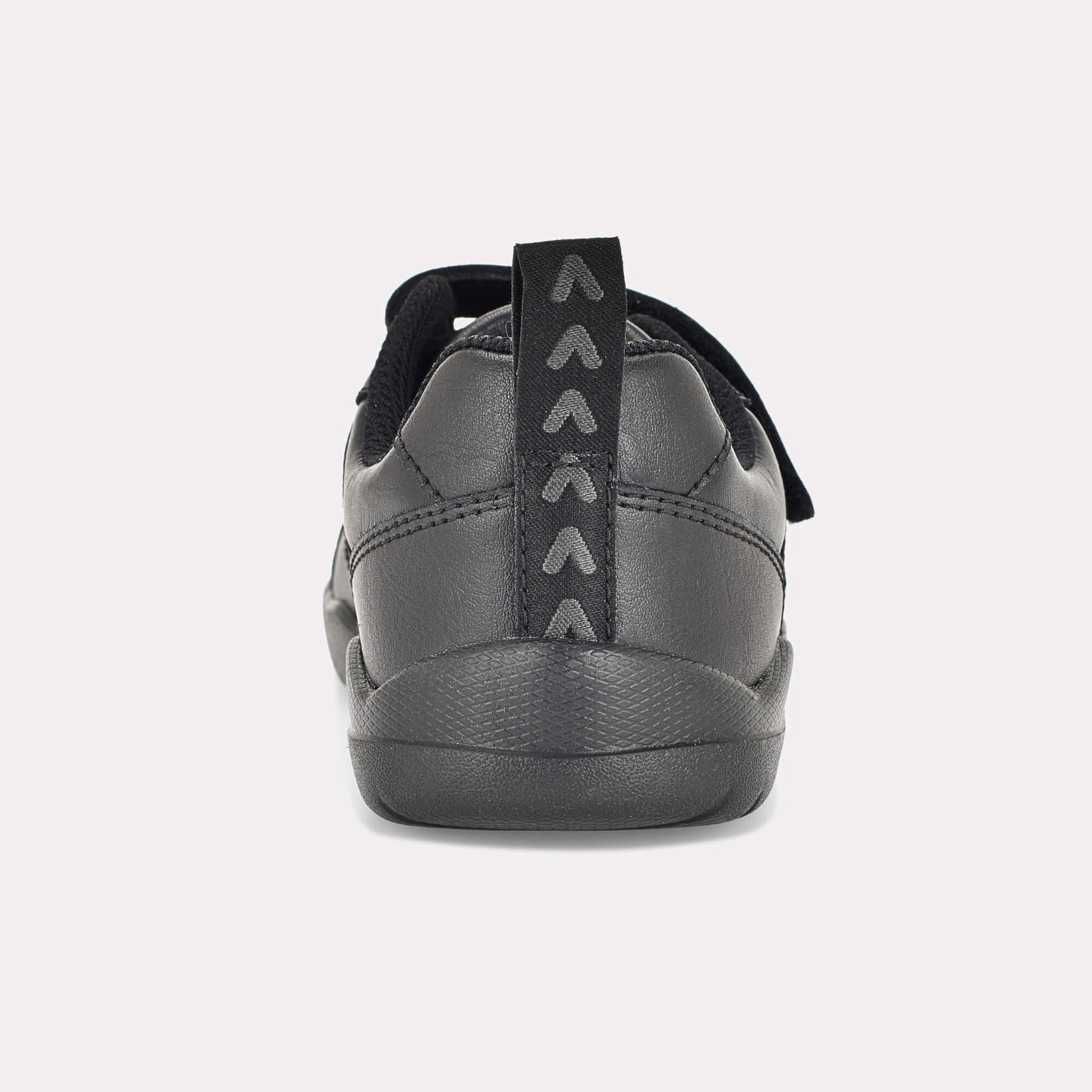 Boys Black Barefoot School Shoe - back
