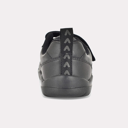 Boys Black Barefoot School Shoe - back