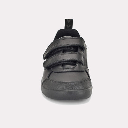 Boys Black Barefoot School Shoe - front
