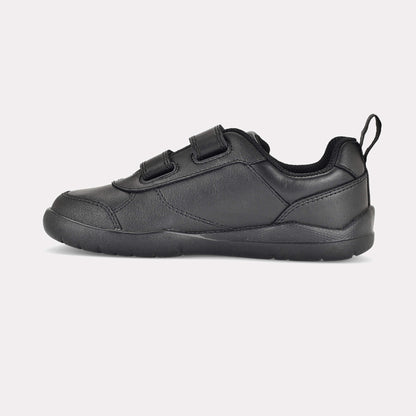 Boys Black Barefoot School Shoe - inside