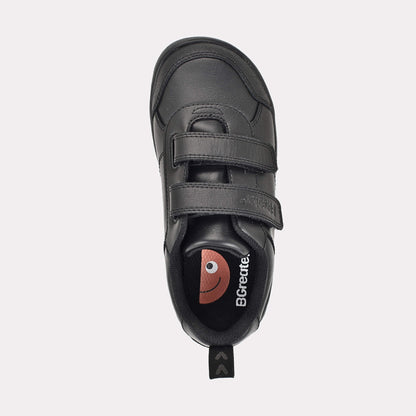 Boys Black Barefoot School Shoe - top