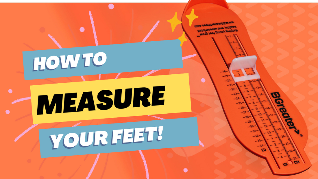 How to measurer your feet with BGreater guide