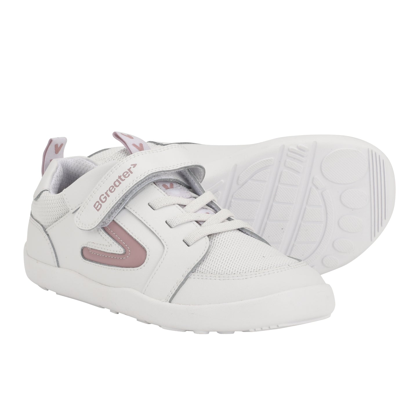 Levison Trainer - White / Vintage Pink